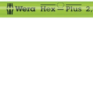 WERA Uhlový kľúč Hex s guľovým prvkom 2,5 mm