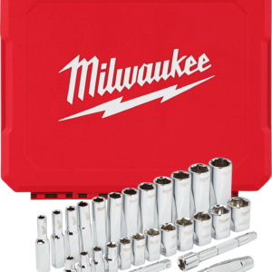 MILWAUKEE Sada račne 1/4˝ a nástrčných kľúčov Metric 28 ks