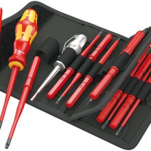 WERA Ručný držiak bitov Kraftform Kompakt VDE, 9mm HEX, Extra slim, 16 dielny