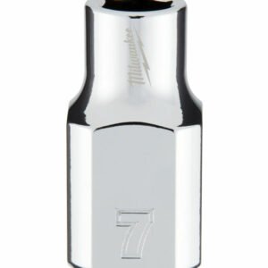 MILWAUKEE Nástrčný kľúč 3/8" - Hex 7 CHROME