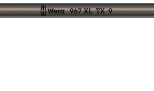 WERA Uhlový kľúč TX 9 x 101 mm, extra dlhý
