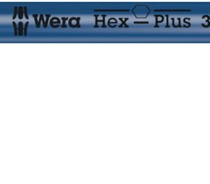 WERA Uhlový kľúč Hex s guľovým prvkom 10,0 mm