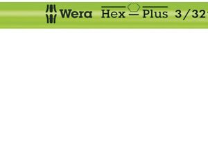 WERA Uhlový kľúč Hex s guľovým prvkom 2,0 mm