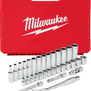 MILWAUKEE Sada račne 3/8˝ a nástrčných kľúčov Metric 32 ks