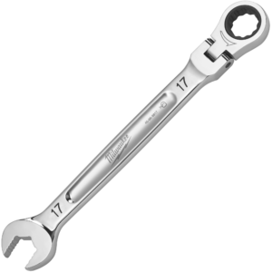 MILWAUKEE Račňový očkoplochý kľúč MAXBITE s kĺbom 17 mm