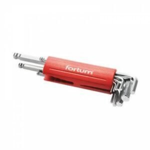 FORTUM Kľúče imbus zástrčné, 1,5-10mm, 9-dielna sada