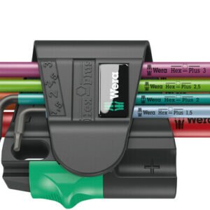 WERA Sada imbusových kĺúčov Hex-Plus Multicolour Magnet 1, 7 dielna