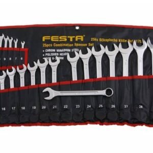 Kinekus Kľúče očko - ploché, vidlicové, 6-32mm, sada 25ks