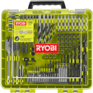 RYOBI Sada skrutkovacích bitov a vrtákov 100 ks RAKDD100