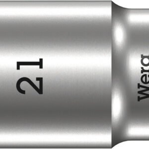 WERA Nástrčný kľúč predĺžený 3/8" - Hex 21 mm