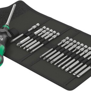 WERA Sada ručného držiaku bitiov Kraftform Kompakt Turbo 1 Imperial, 19 dielna
