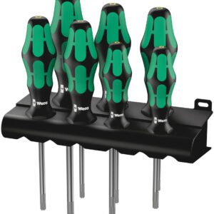 WERA Sada TORX HF skrutkovačov Kraftorm s pridrž. funkciou 7 dielny + stojan