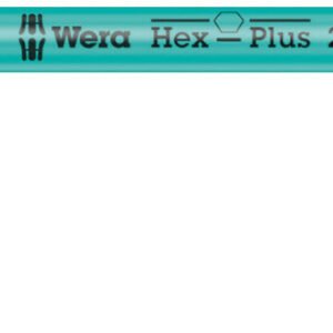 WERA Uhlový kľúč Hex s guľovým prvkom 2,0 mm