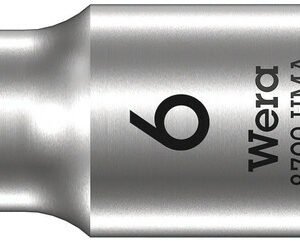 WERA Nástrčný kľúč predĺžený 1/4" - Hex 6 mm