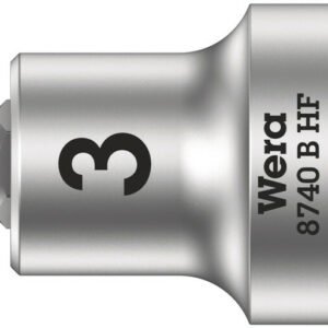 WERA Nástrčný kľúč s bitom 3/8" - Hex 3 x 35 mm