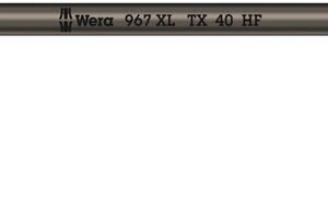 WERA Uhlový kľúč TX 40 x 224 mm, extra dlhý, s pridržiavacou funkciou