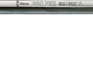 WERA Uhlový kľúč Hex s guľovým prvkom 6,0 mm