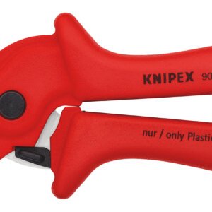 KNIPEX Nožnice PlastiCut na rezanie tenkých rúr a hadíc 9020185SB