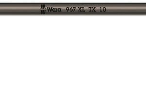 WERA Uhlový kľúč TX 10 x 112 mm, extra dlhý