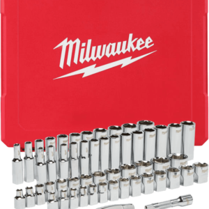 MILWAUKEE Sada račne 3/8˝ a nástrčných kľúčov Metric a SAE 56 ks