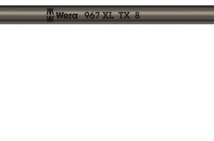 WERA Uhlový kľúč TX 8 x 90 mm, extra dlhý, s pridržiavacou funkciou