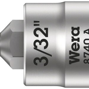 WERA Nástrčný kľúč s bitom 1/4" - Hex 3/32" x 11 mm