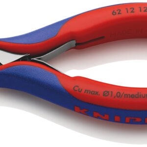 KNIPEX Kliešte cvikacie čelné, šikmé pre elektroniku 6212120