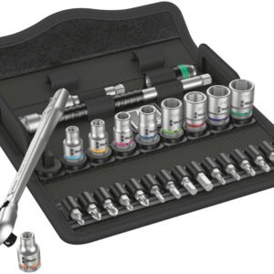 Wera Zyklop 8100 SA 11 1/4" 28 kusov | Sada kovových rohatiek