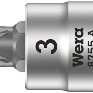 WERA Nástrčný kľúč s bitom 1/4" - PZ 3 x 11 mm
