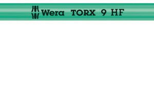 WERA Uhlový kľúč TX 9 x 101 mm, extra dlhý, s pridržiavacou funkciou