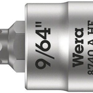 WERA Nástrčný kľúč s bitom 1/4" - Hex 9/64" x 11 mm