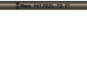 WERA Uhlový kľúč TX 27 x 172 mm, s guľovým prvkom a pridržiavacou funkciou
