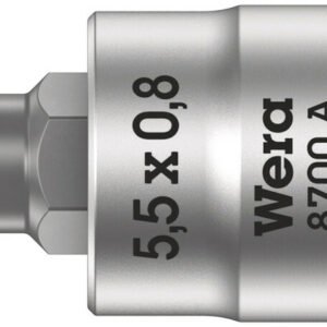 WERA Nástrčný kľúč s bitom 1/4" - SL 0,8 x 5,5 x 11 mm