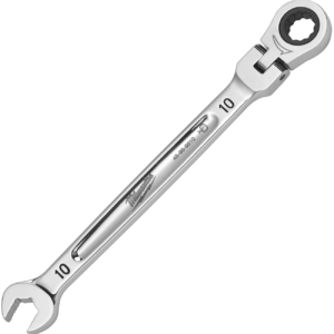 MILWAUKEE Račňový očkoplochý kľúč MAXBITE s kĺbom 10 mm