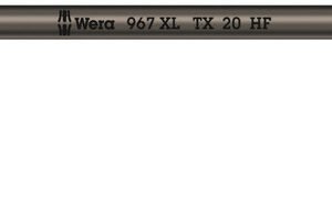 WERA Uhlový kľúč TX 20 x 137 mm, extra dlhý, s pridržiavacou funkciou