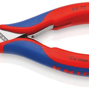 KNIPEX Kliešte cvikacie čelné so šikmými brity pre elektroniku 6472120