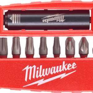 MILWAUKEE Sada skrutkovacích bitov SHOCKWAVE V2 12 ks