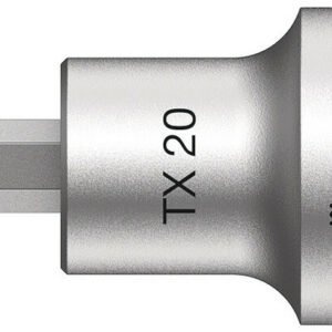 WERA Nástrčný kľúč s bitom 1/2" - TX 20 x 60 mm