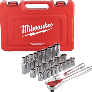 MILWAUKEE Sada račne 1/2˝ a nástrčných kľúčov Metric 28 ks