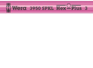 WERA Nerezový uhlový kľúč Hex s guľovým prvkom 3,0 mm