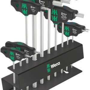 WERA Sada skrutkovač Bicycle Set 6 s T rukoväťou, 10 dielna + stojan