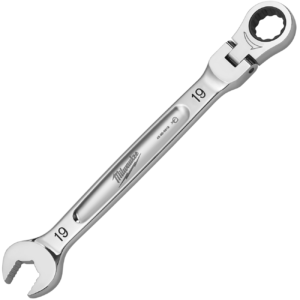 MILWAUKEE Račňový očkoplochý kľúč MAXBITE s kĺbom 19 mm