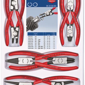 KNIPEX Kliešte na poistné krúžky - sada 8ks 002004V01
