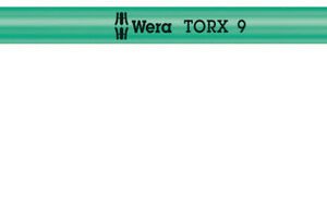 WERA Uhlový kľúč TX 9 x 101 mm, extra dlhý