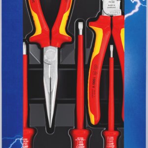 KNIPEX Kliešte a skrutkovače do 1000 V, sada v kartóne 002013