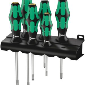 WERA Sada skrutkovačov Kraftorm Plus Lasertip 6 dielny + stojan