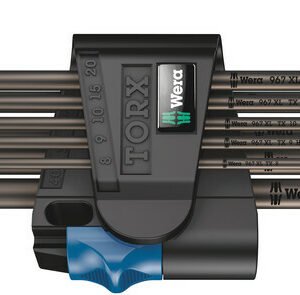 WERA Sada uhlových kľúčov TORX HF XL 1, 9 dielna