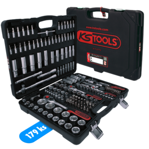 KS TOOLS 917.0779 Gola sada 1/4", 3/8" a 1/2", 179 kusů