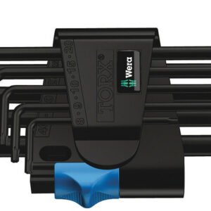 WERA Sada uhlových kľúčov TORX HF 1F 1, 9 dielna