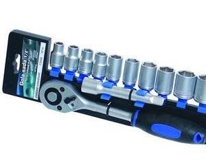 Kinekus Gola sada 12ks + račňa 1/2", modrá